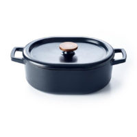 Kvalitní litinový hrnec s poklicí - 5,5 l